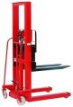 Red Hydraulic manual stacker