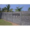 Grey rcc fencing compound wall