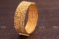 Gold Antique Classic Thick Bangle