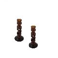 ACACIA WOODEN STYLISH DESIGN HOME DECORATIVE CANDLE STAND MADE BY WOODEN