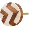 BONE INLAY AND WOOD STYLISH DOOR KNOBS MADE BY GIFT MART