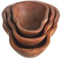 NEW ACACIA WOODEN SALAD BOWL IN DIFFERENT SHAPE WITH HIGHLY POLISHED