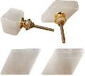PURE STONE HANDMADE DOOR KNOBS WITH METAL BRASS MADE BY GIFT MART