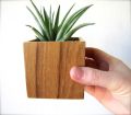 SQUAR SHAPE HOME DECORATIVE WOODEN FLOWERS POT MADE BY GIFT MART