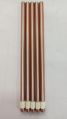 Brown and White Stripes Wooden Pencil