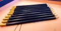 Gold Tipped Royal Blue Wooden Pencil