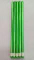 Green and White Stripes Wooden Pencil