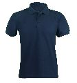 Men Navy Blue Polo T Shirt