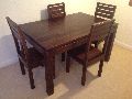Wooden Dining Table 4 seater