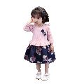 Viscose new design baby girl casual frock dress