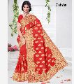 daksha silk embroidered saree
