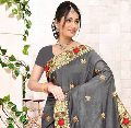 noelle vichitra silk embroidered saree