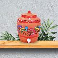 11 Litres Clay Water Red Pot