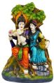 Colourful Radha Krishna Statue