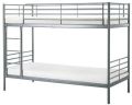 Silver VMA Rectangular hostel stainless steel bunk bed