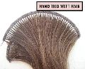 Human Hair 100-150gm Brownish brown hand tied weft hair