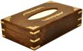 Rectangular brown Plain Handicrafts Goods wooden handmade tissue box