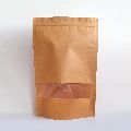 Brown Kraft paper Stand Up Pouch