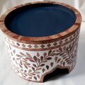 Bone Inlay Cake Stand