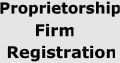 Proprietorship Firm Registration Services