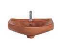 Rustic Series Red Brown Wall Mounted Wash Basin