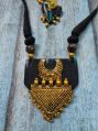 Ikat Fabric Necklace Set