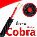 2 Core Cobra Design Black Color Data Cable Wire