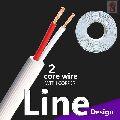 2 Core Line Design White Color Data Cable Wire