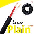 2 Core Plain Design Black Color Data Cable Wire
