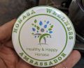 Plastic Metal Round Multi Color Printed finished badges