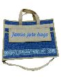 Blue Printed Jamia executive jute conference bags