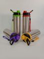 Stainless Steel Multicolor Plain New Polished A D Steels Steel Multi colour sipper bottle