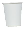 Round 8oz white paper cups
