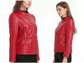 Genuine Leather Sheep Skin Leather Multicolors Plain Full Sleeves ladies branded leather jackets