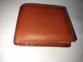 Bi Fold PRIME LEATHER STUDIO Brown Plain Rectangular leather wallet