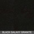 Bush Hammered Flamed Polished Solid black galaxy granite