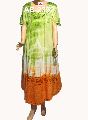 Tie and dye woman maxi dress #2392