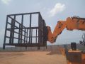 Mild Steel Grey jcb scissor lift platform