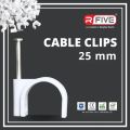 25 mm Single Nail Cable Clips