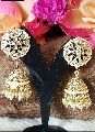 Available in Different Color kundan jhumka earrings
