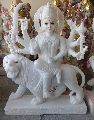 Decorative Marble Durga Maa Statue