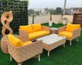 Brown Aluminium designer garden sofa set