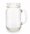 Glass Mason Jar with handle