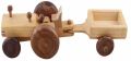 Wooden Tractor Trolley Toy