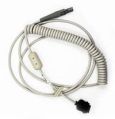 Rubber Transparent cam 14 coiled patient cable