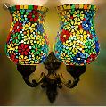 Multicolor 220V mosaic wall lamp