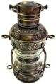 Brass Anchor Oil Lamp