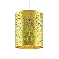 Brass Filigree Hanging Moroccan Ceiling Lamp