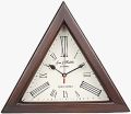 Wooden Vintage Triangle Wall Clock