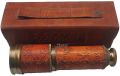 Antique Style Dollond London 1920 Telescope With  Scott 1753 Case